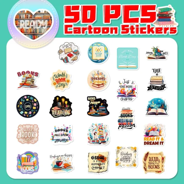 book stickers laptop bottle 2