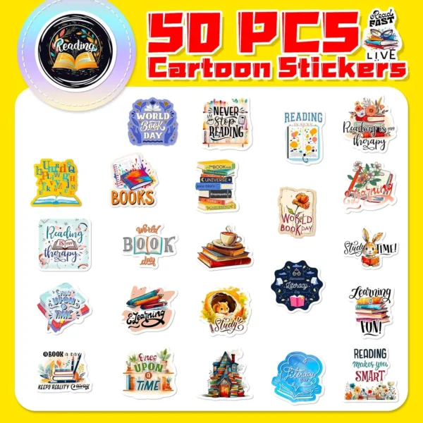 book stickers laptop bottle 3