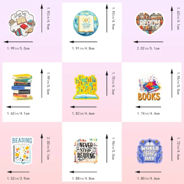 book stickers laptop bottle 6