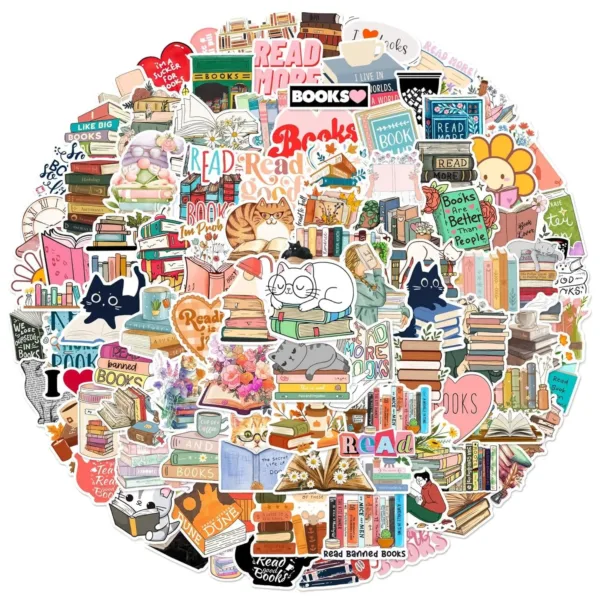 book stickers vinyl 1