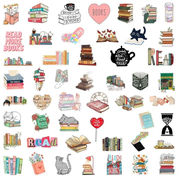 book stickers vinyl 2