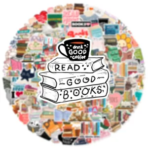 book stickers vinyl 4