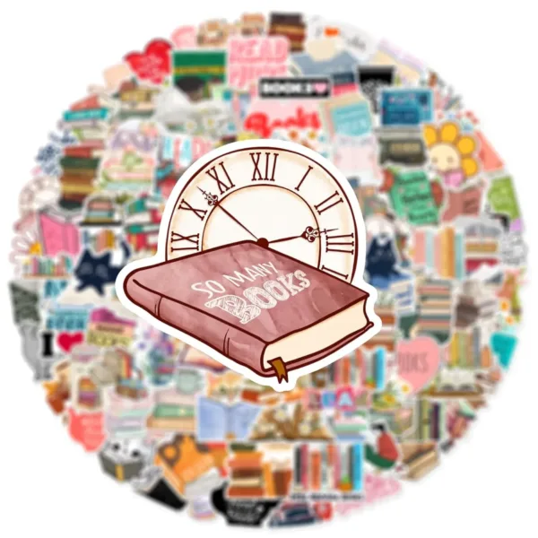 book stickers vinyl 5