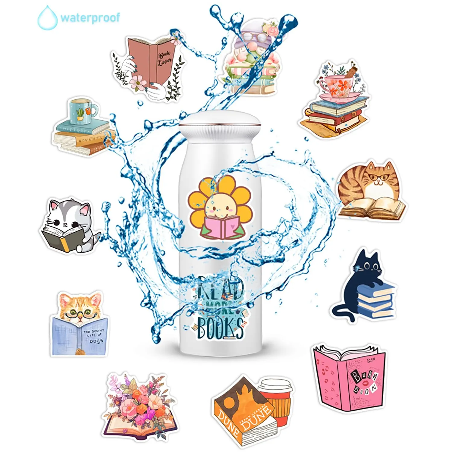 book stickers vinyl 7