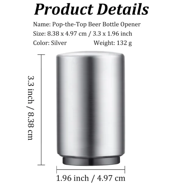 bottle opener stainless steel 2