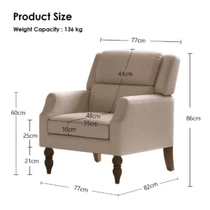 boucle accent chair 2