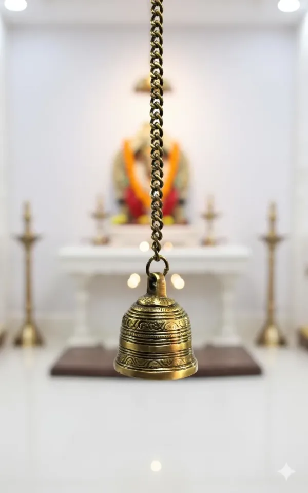 brass hanging bell 1