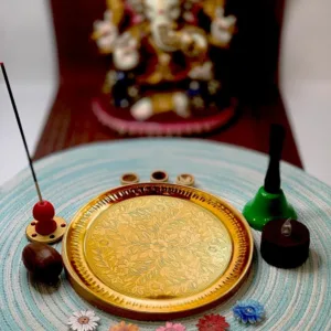 brass pooja thali 3