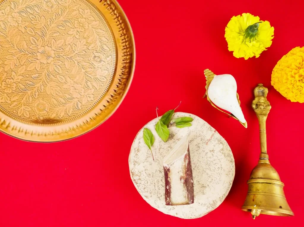 brass pooja thali 4