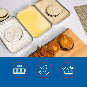 breading set stainless steel 4