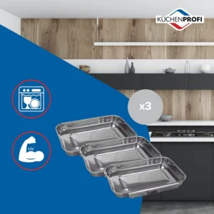 breading set stainless steel 6