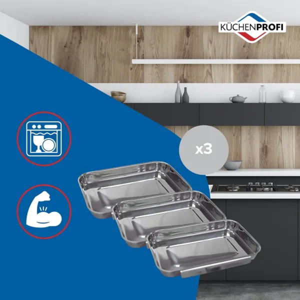 breading set stainless steel 6