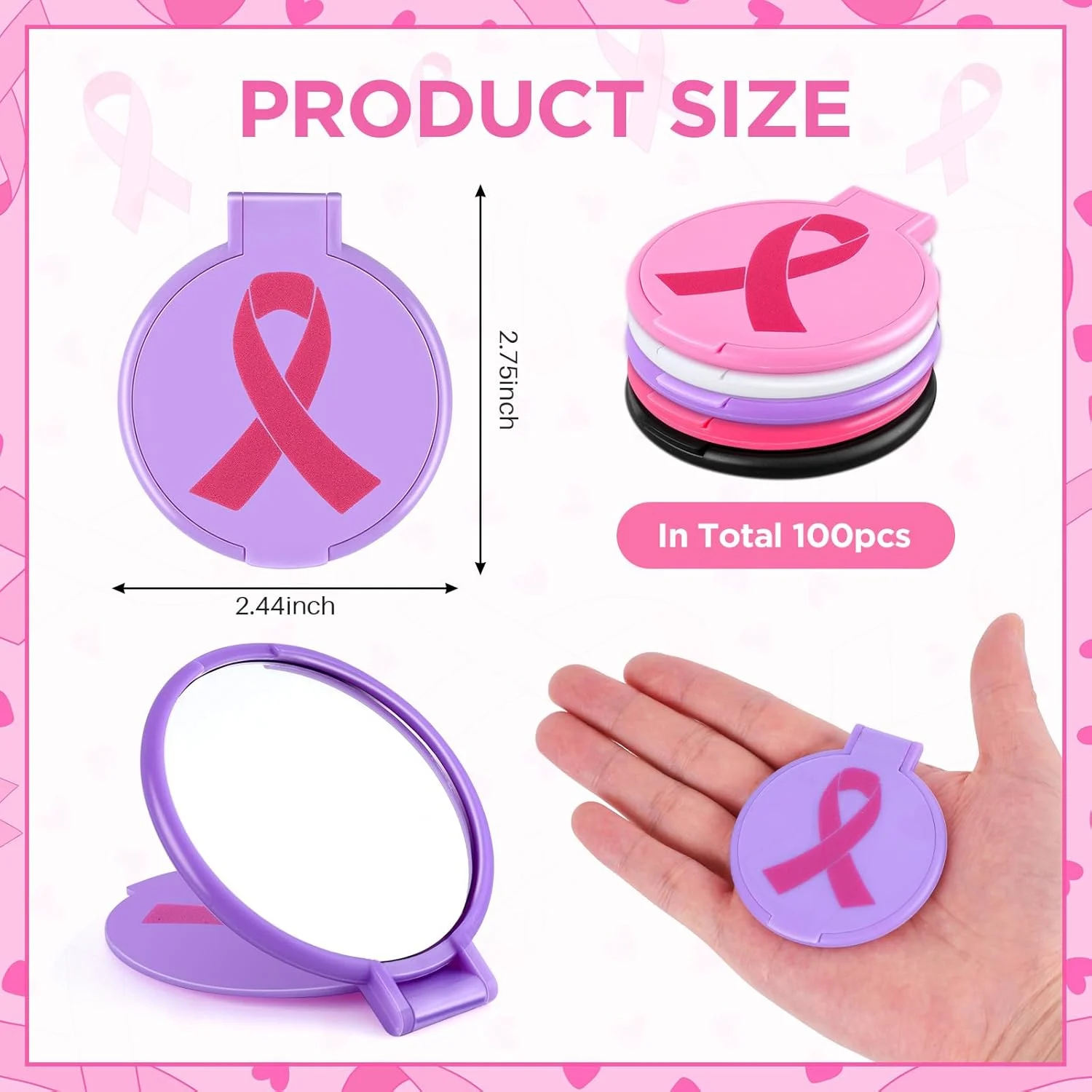 breast cancer gifts mirror 2