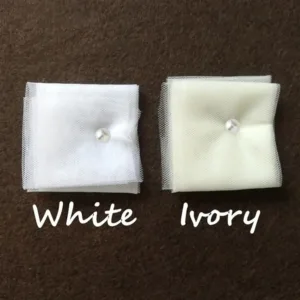 bridal veil short white 2