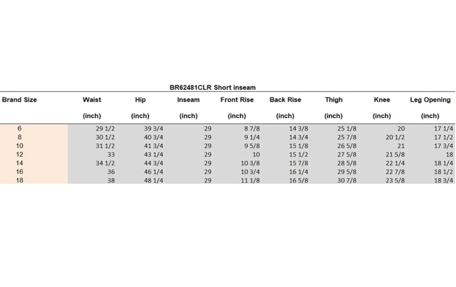 briggs womens pants 6