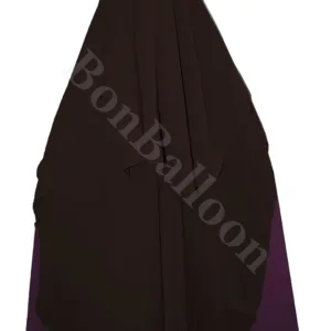 brown niqab hijab face 2
