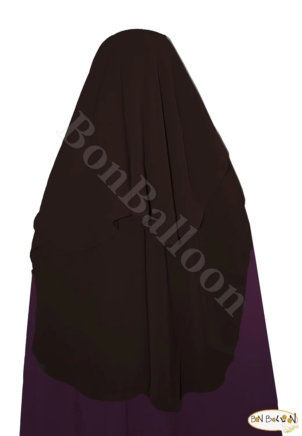 brown niqab hijab face 2