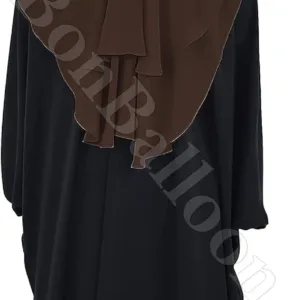 brown niqab hijab face 5