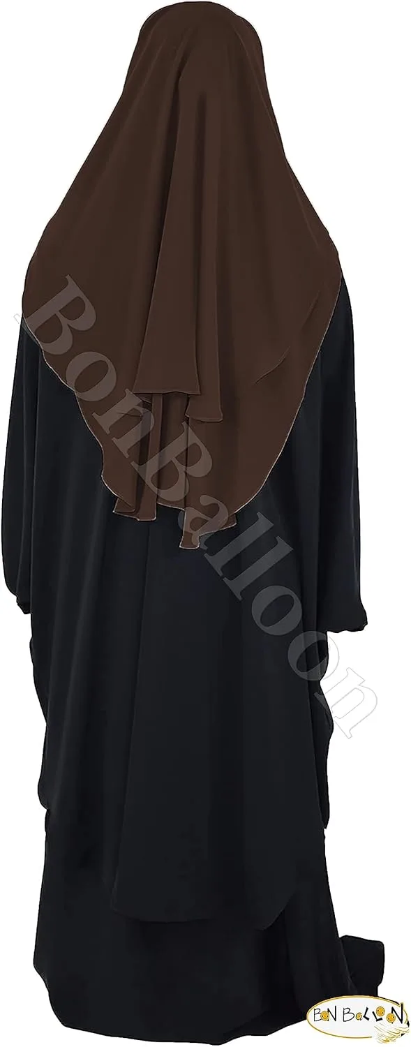 brown niqab hijab face 5