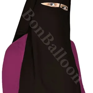 brown niqab hijab face 7