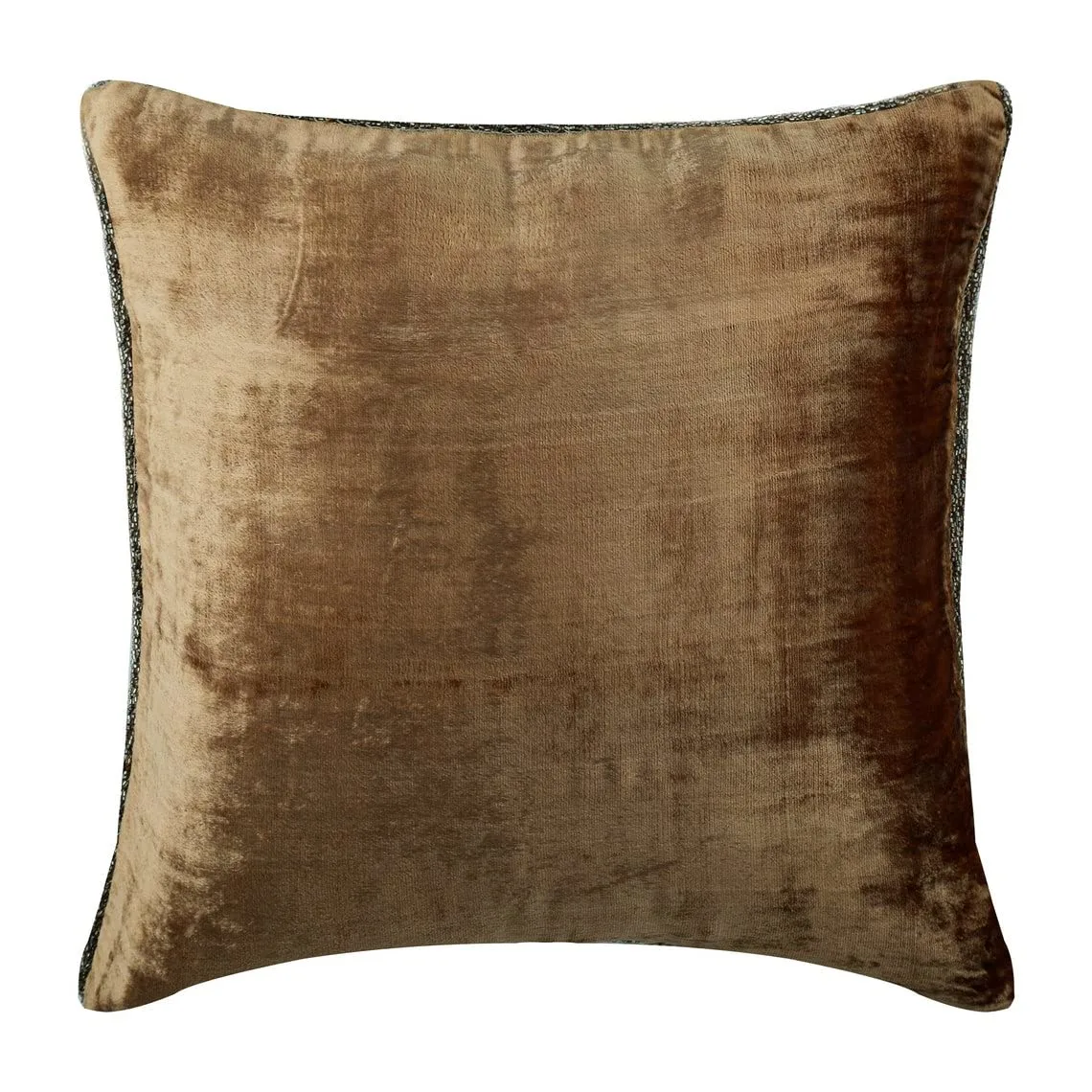 brown velvet pillow 2