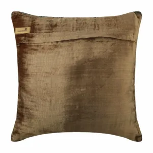 brown velvet pillow 3