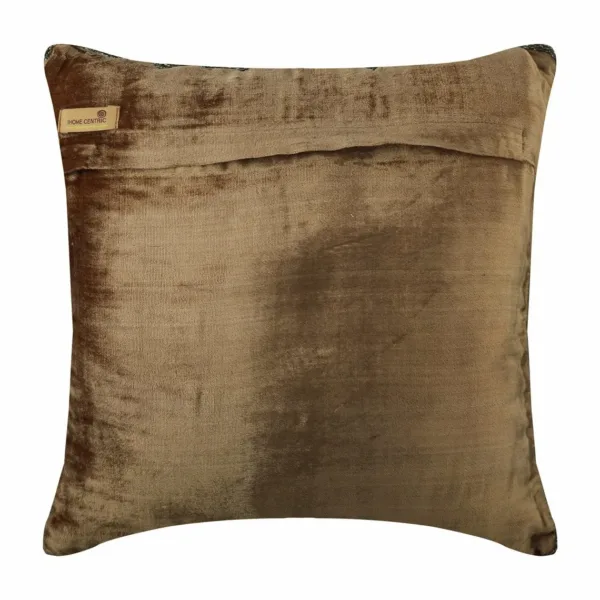 brown velvet pillow 3