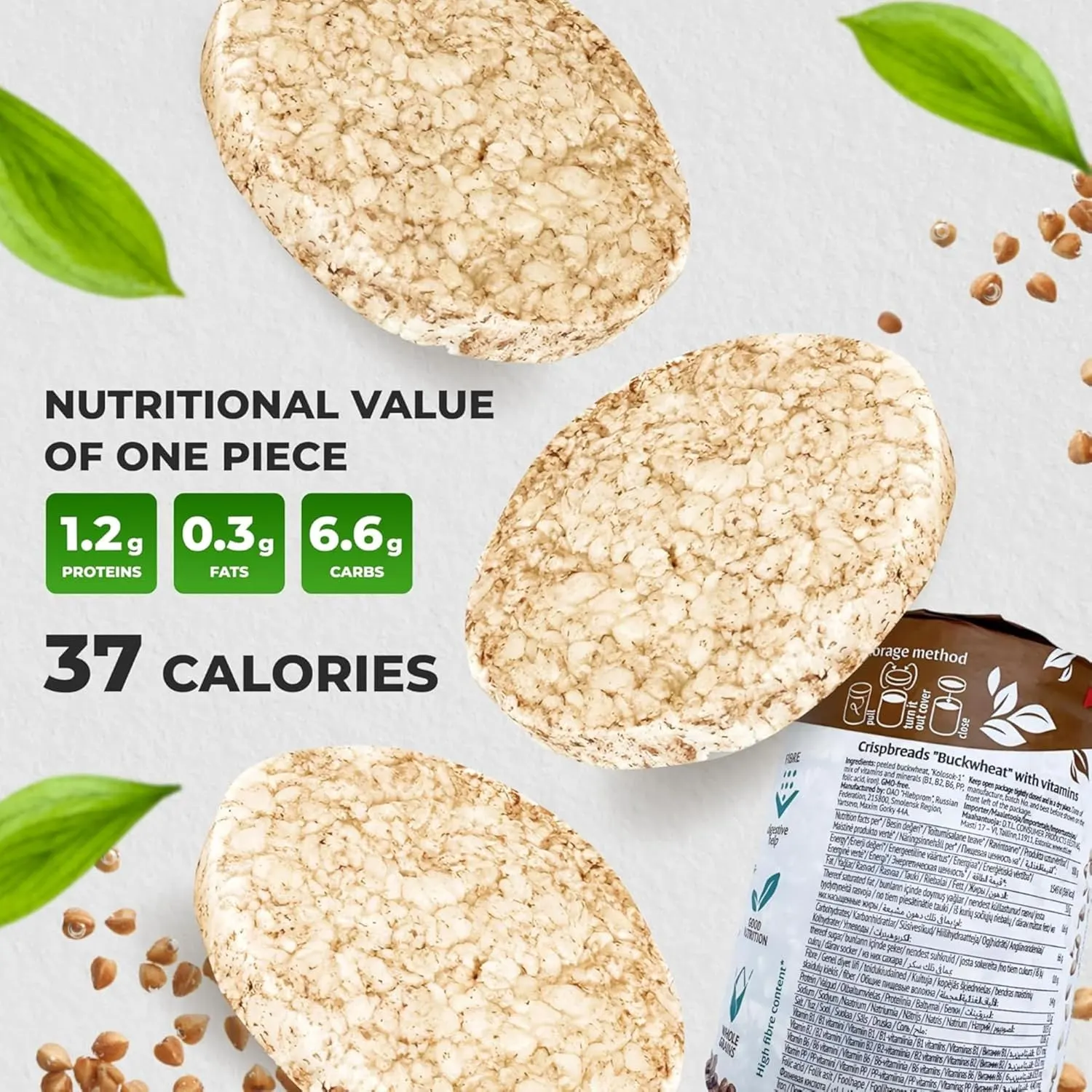 buckwheat crispbread healthy snack 2