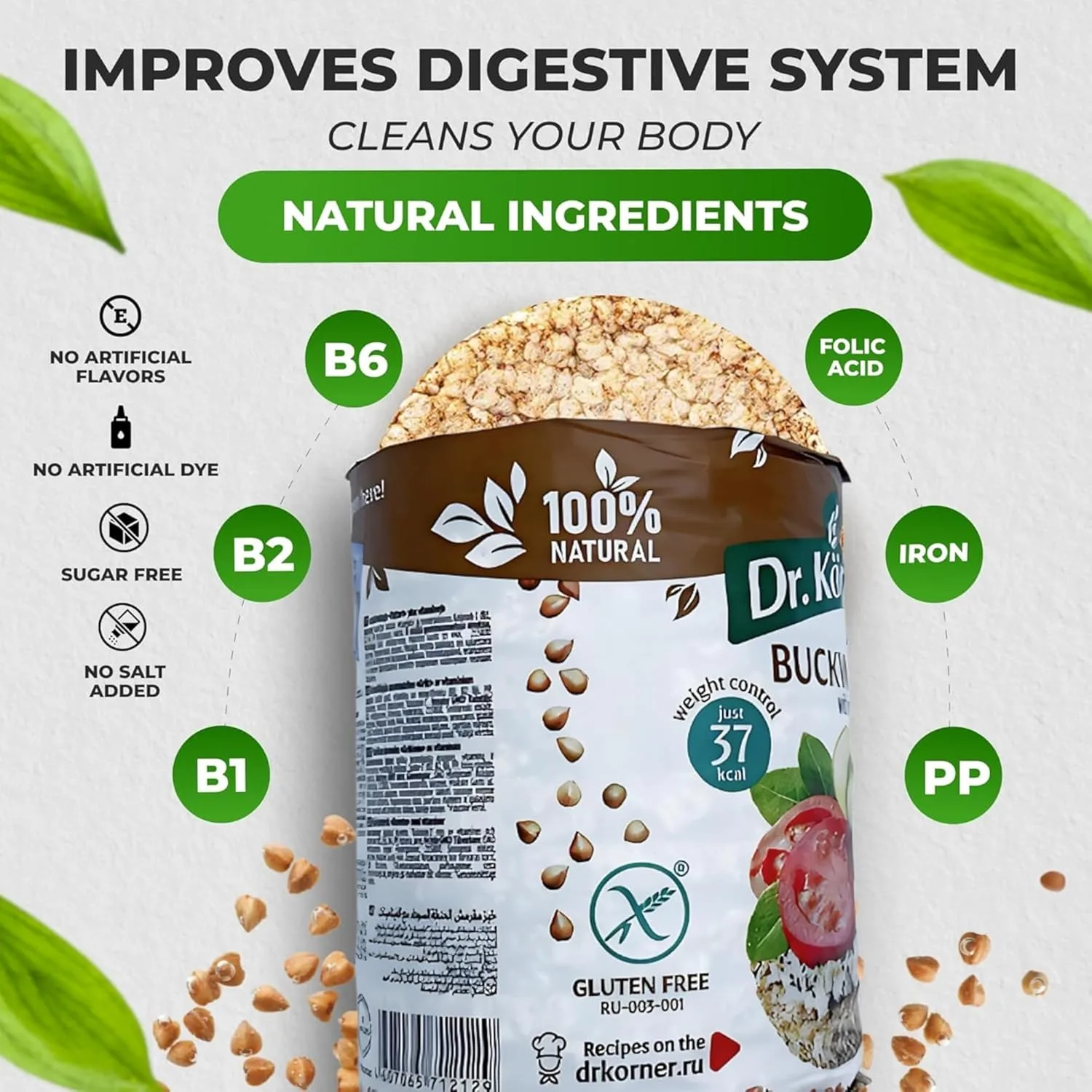 buckwheat crispbread healthy snack 4