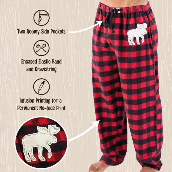 buffalo plaid pajama pants 5