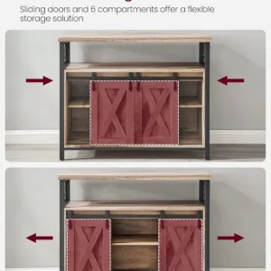 buffet cabinet sliding doors 4