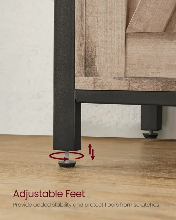 buffet cabinet sliding doors 7