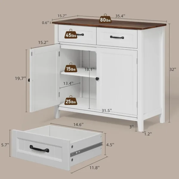 buffet cabinet storage 2