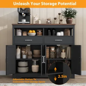 buffet sideboard farmhouse cabinet 3