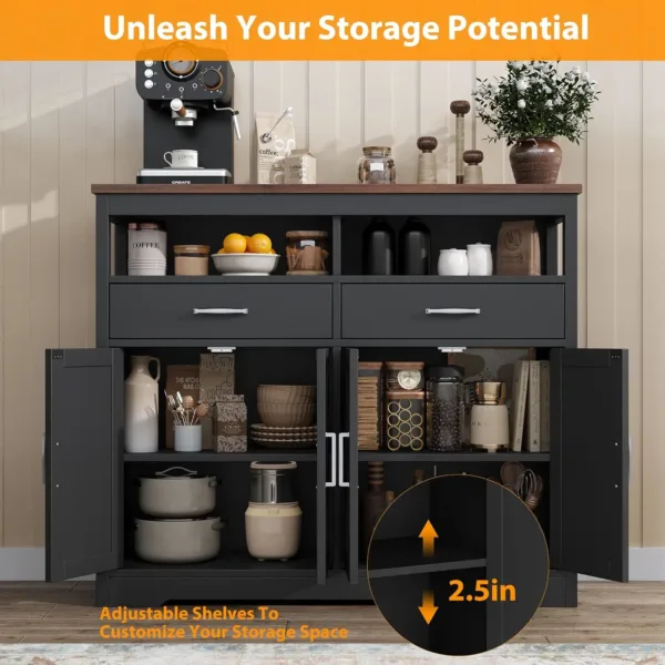 buffet sideboard farmhouse cabinet 3