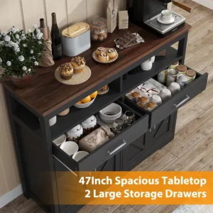 buffet sideboard farmhouse cabinet 4