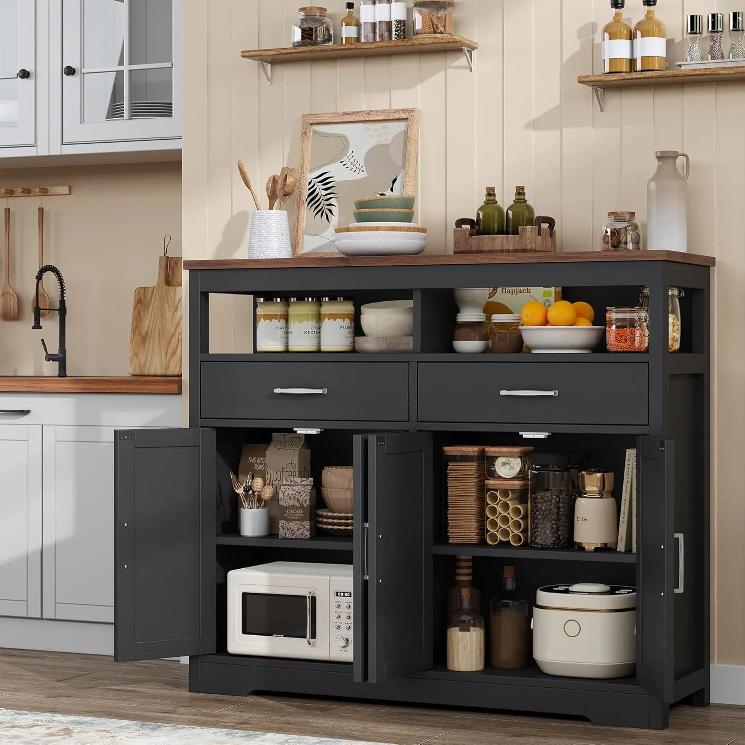 buffet sideboard farmhouse cabinet 6