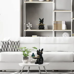 bulldog statue desk organizer 3