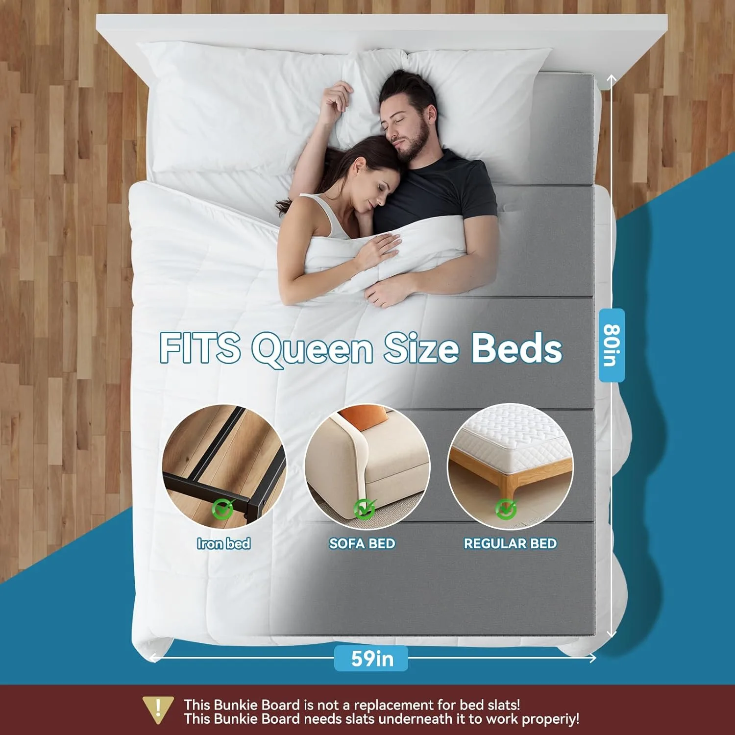 bunkie board queen size 2