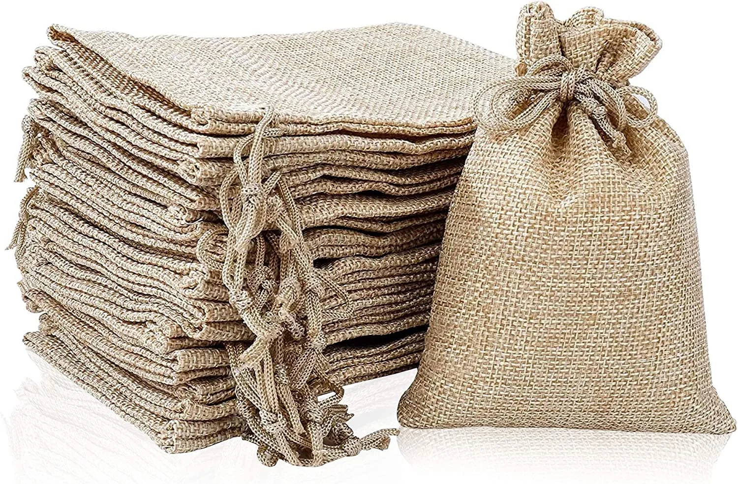 burlap bags drawstring 1