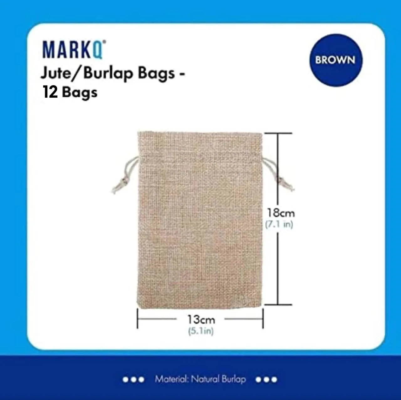 burlap bags drawstring 2