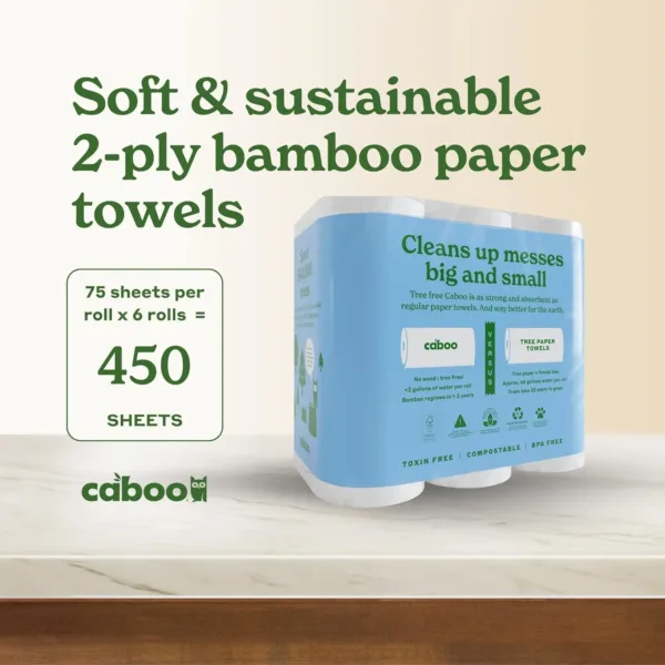 caboo bamboo paper towels 3