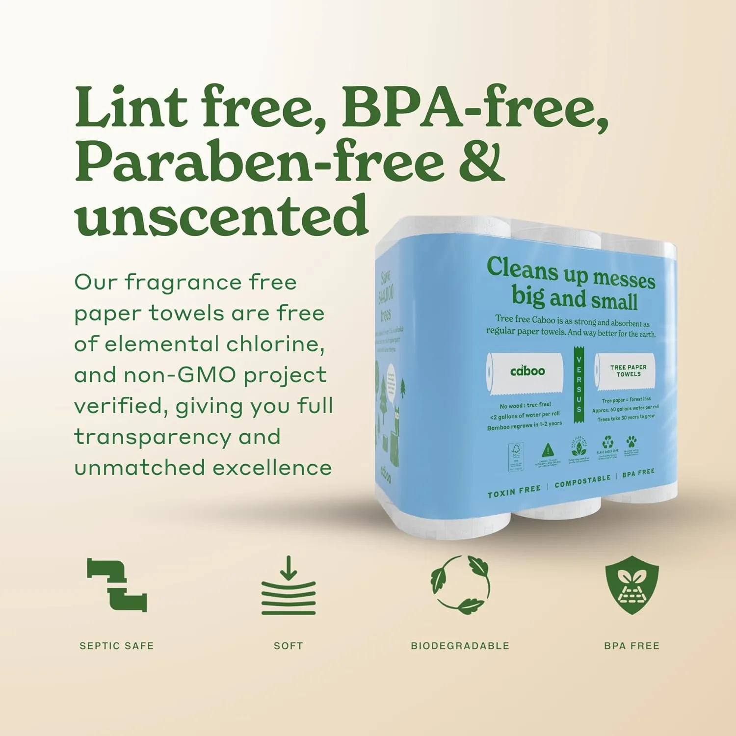 caboo bamboo paper towels 4