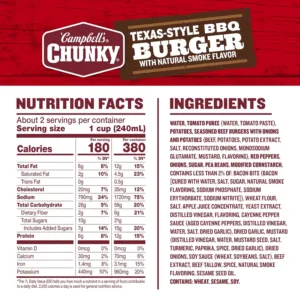 campbells chunky bbq burger 2