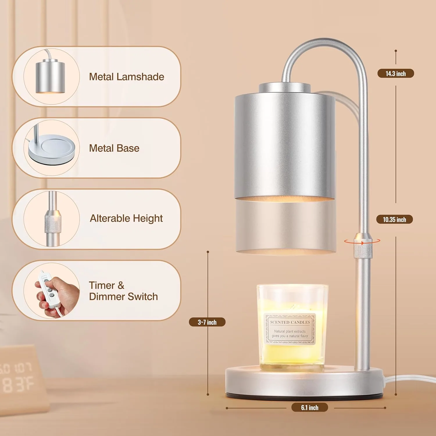 candle warmer lamp timer 2