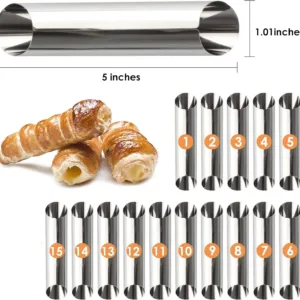 cannoli tubes set 5