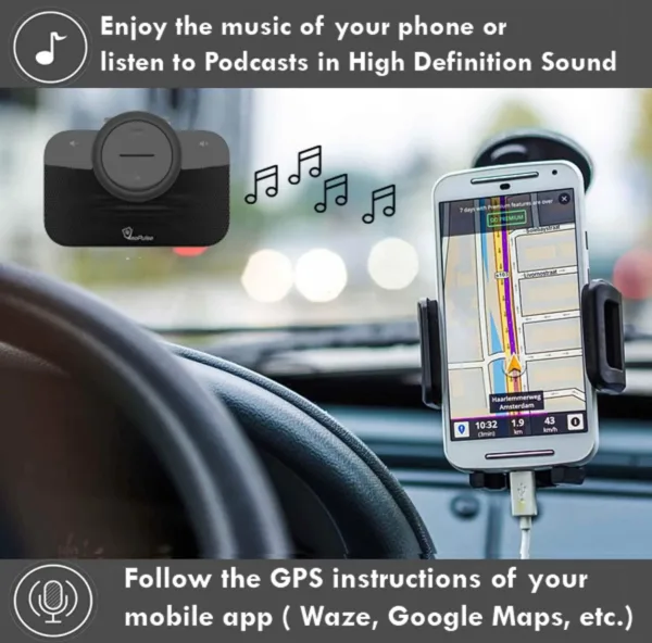 car speakerphone bluetooth 4