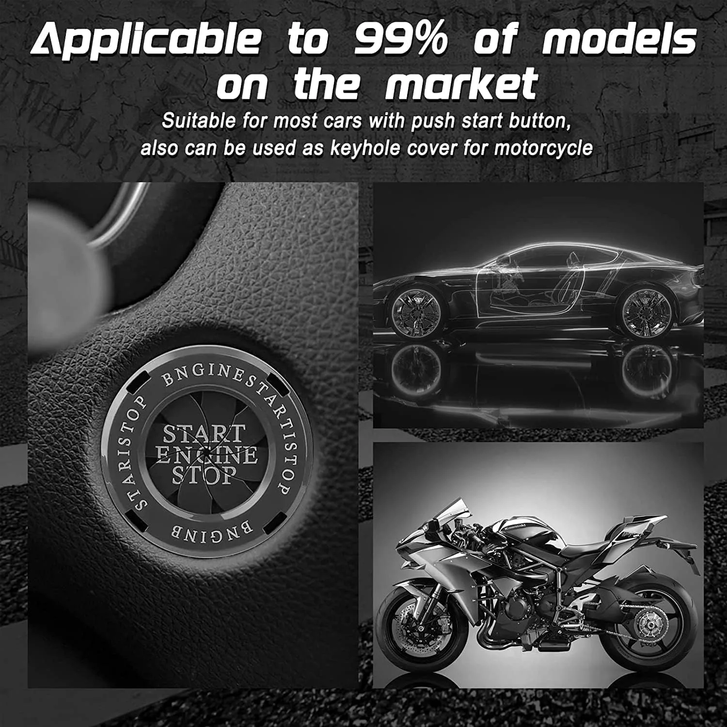 car start button cover 2