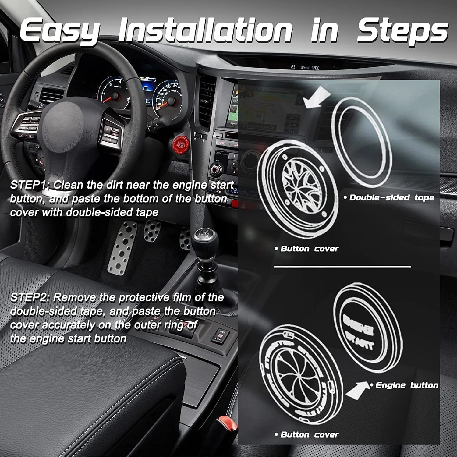 car start button cover 3