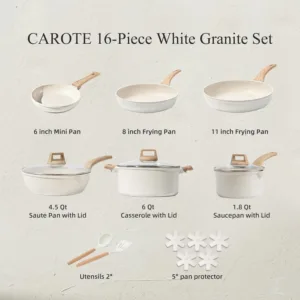 carote nonstick cookware 4